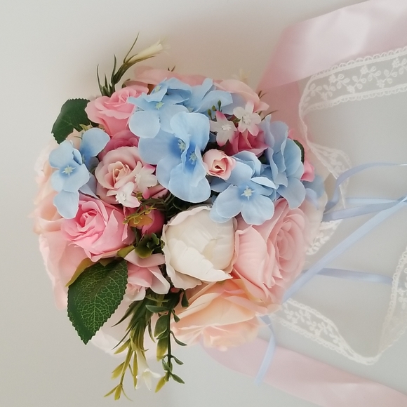 Bundle of 5 Wedding Bridal Bouquet Set - Picture 2 of 13